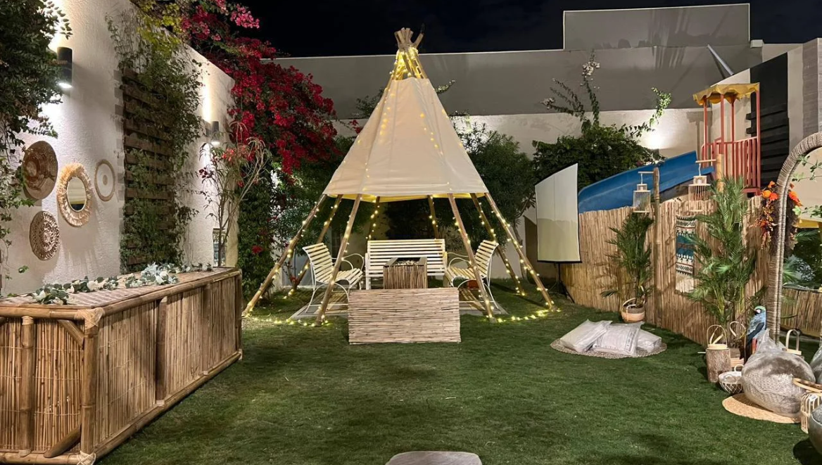 ديكور خيزران إندونيسي